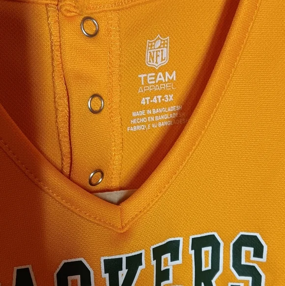 Packers NFL Apparel Cheer 3/4 - Picture 3 of 5